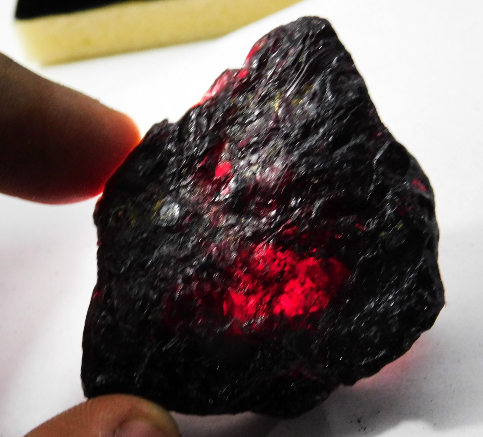 Natural 309.80 Ct Certified Red Painite Untreated Rough Loose Gemstone