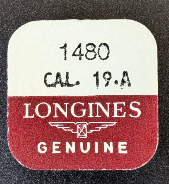 NOS Genuine Longines Cal. 19A Part #1480 Wind Up Wheel – Sealed Blister Pack