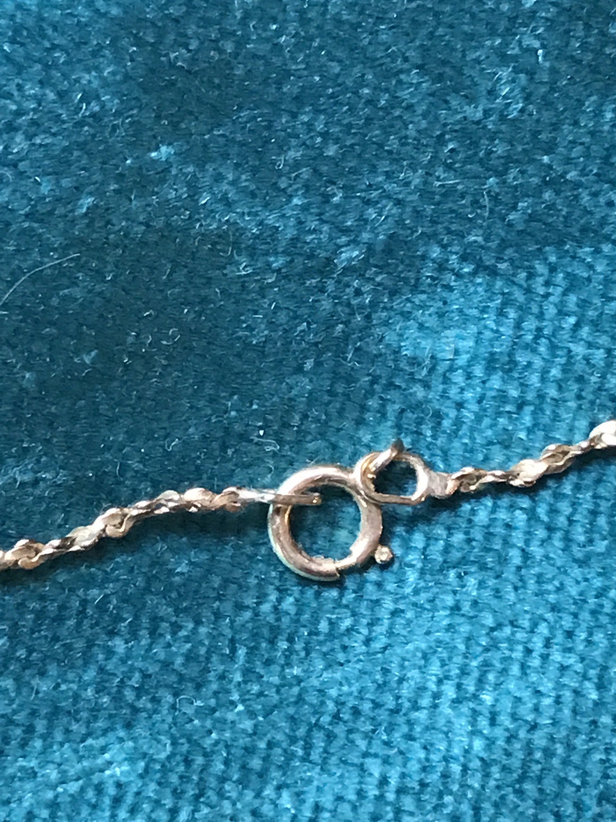Vtg 14k Yellow Gold Necklace 24” Twist Chain 1.2 mm Less Than A Gram