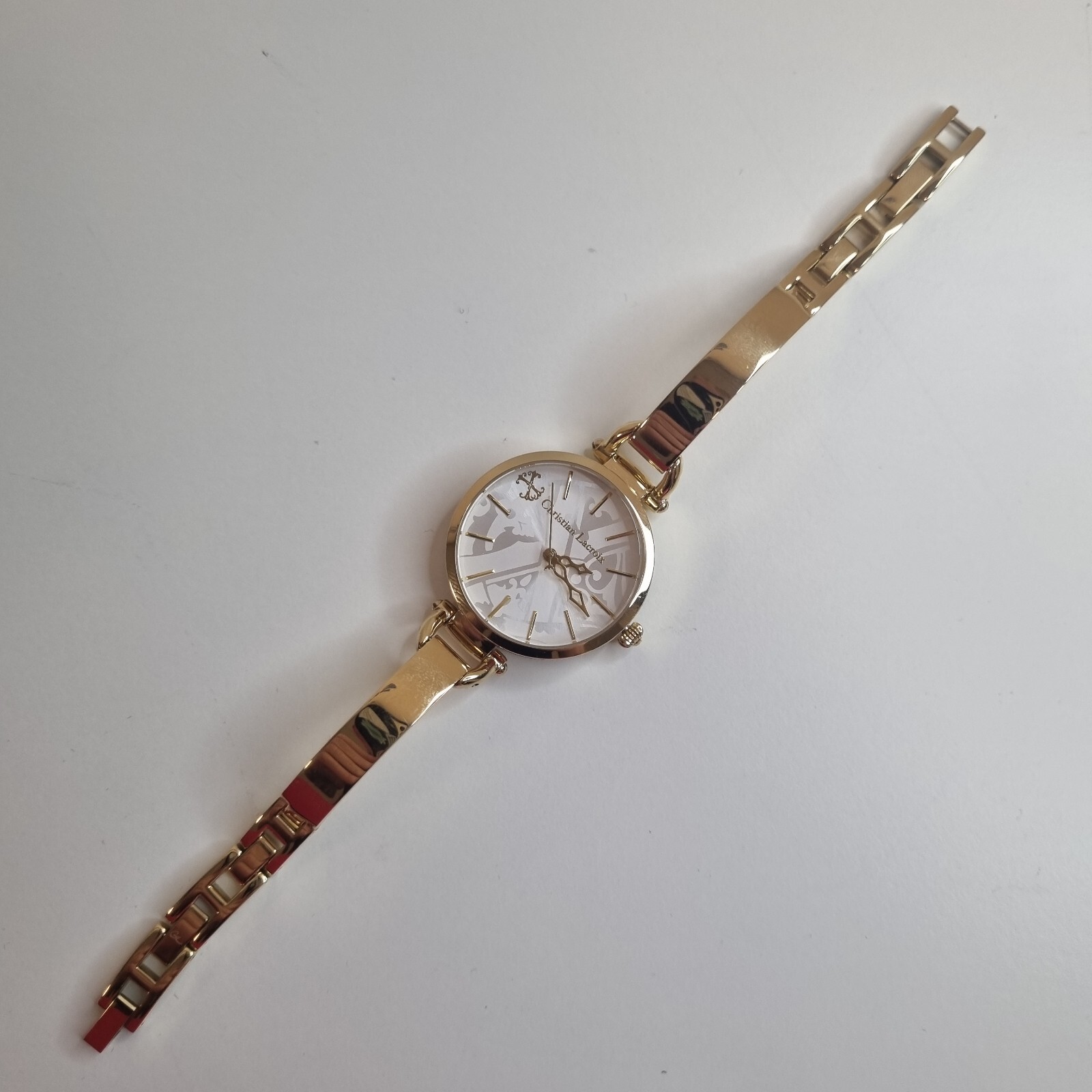 Christian Lacroix Gold Ladies Elegant Bracelet Watch N°8008413 New Old Stock