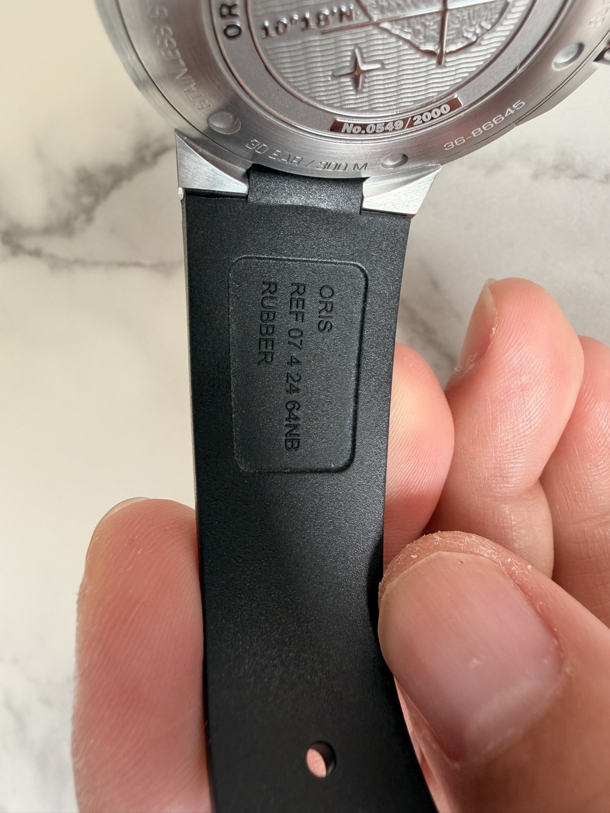 Oris Aquis Watch Special Edition Clipperton Model. Excellent Condition
