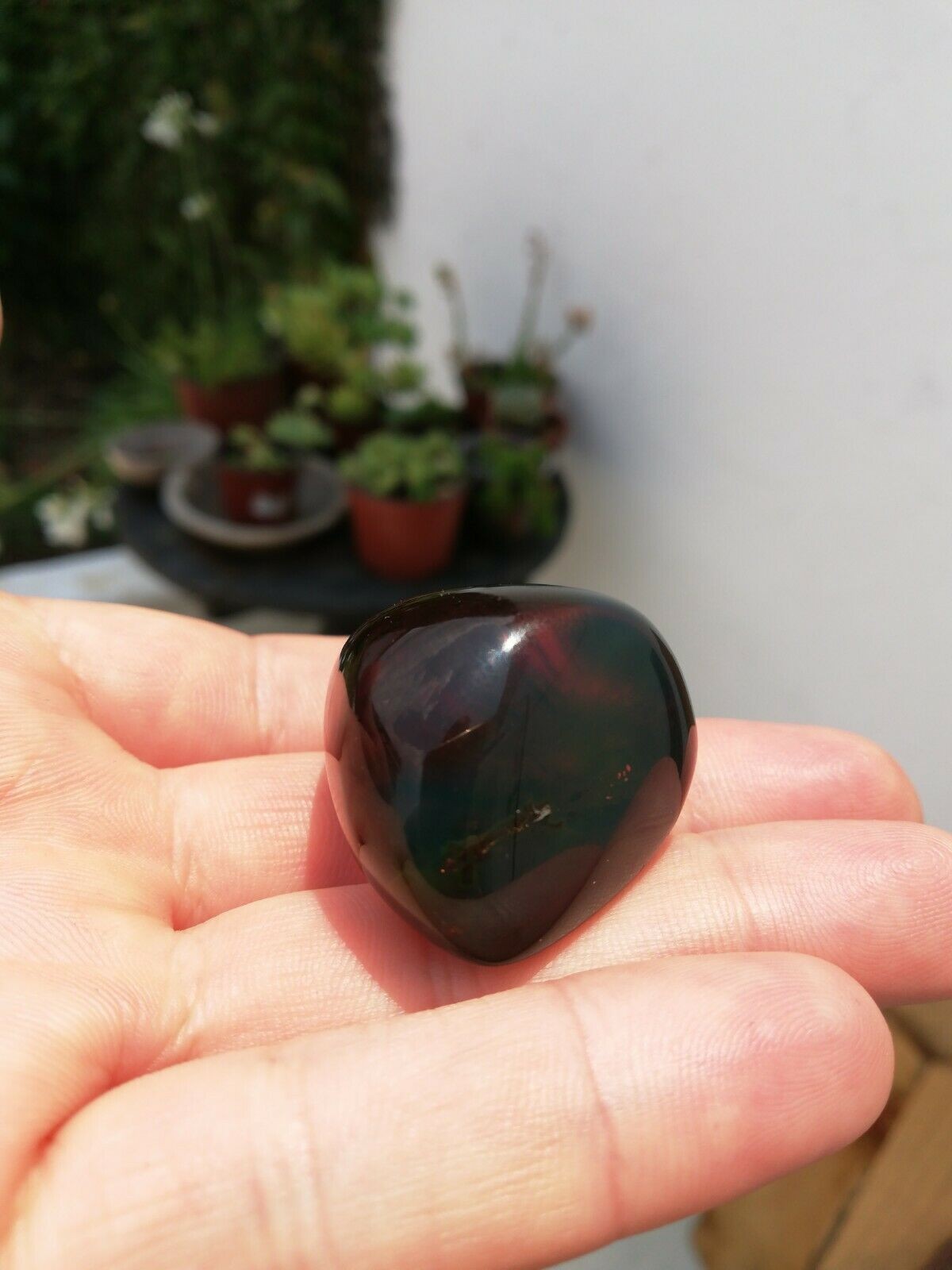 Red Mexican Amber 15.7g Nice Drop shape pendant