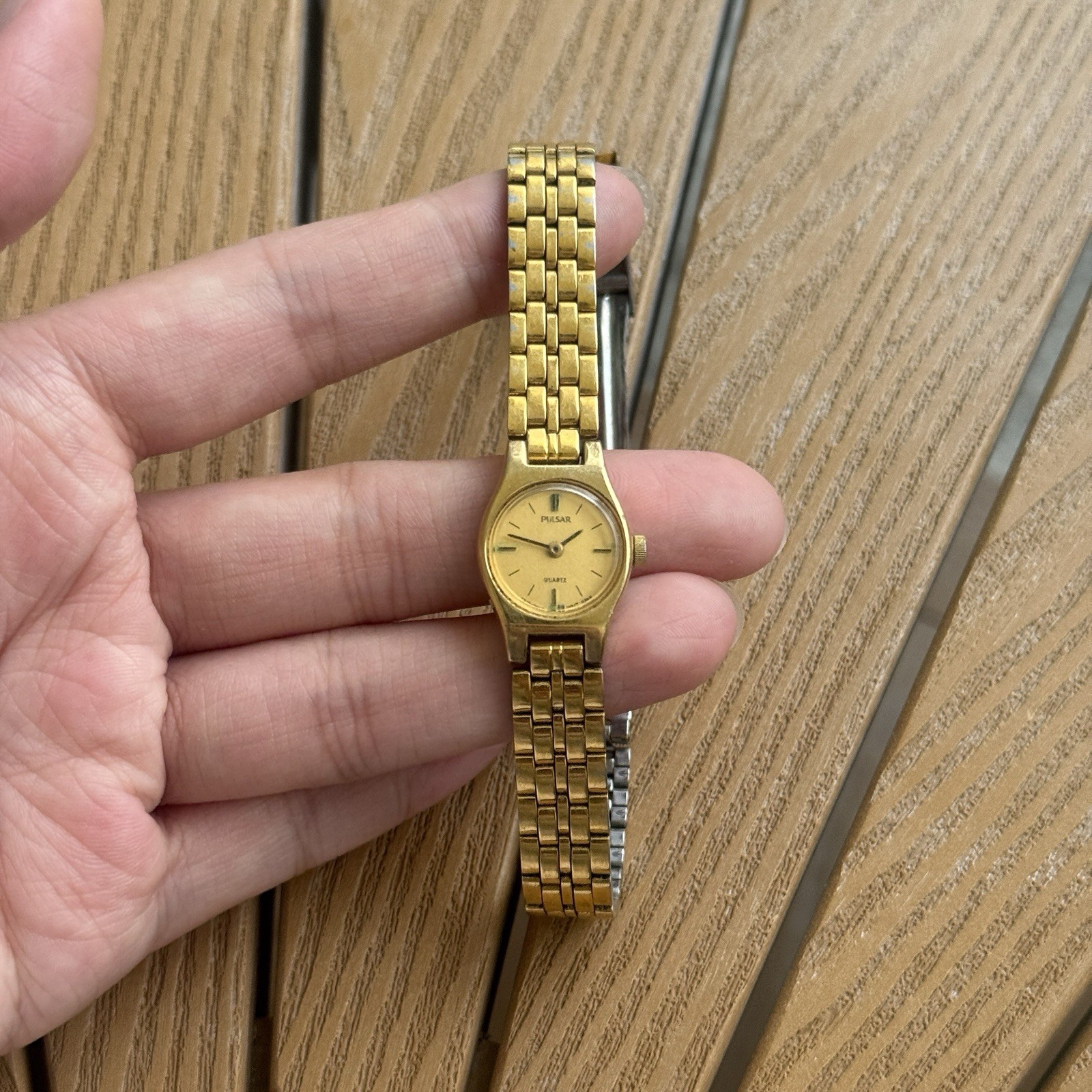 Pulsar Women’s Gold Stainless Steel Watch