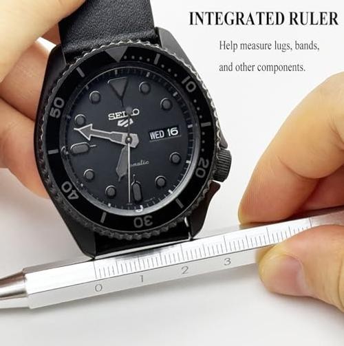 Spring Bar Tool Kit | Stainless Steel with Built-in Ruler for Quick Silver