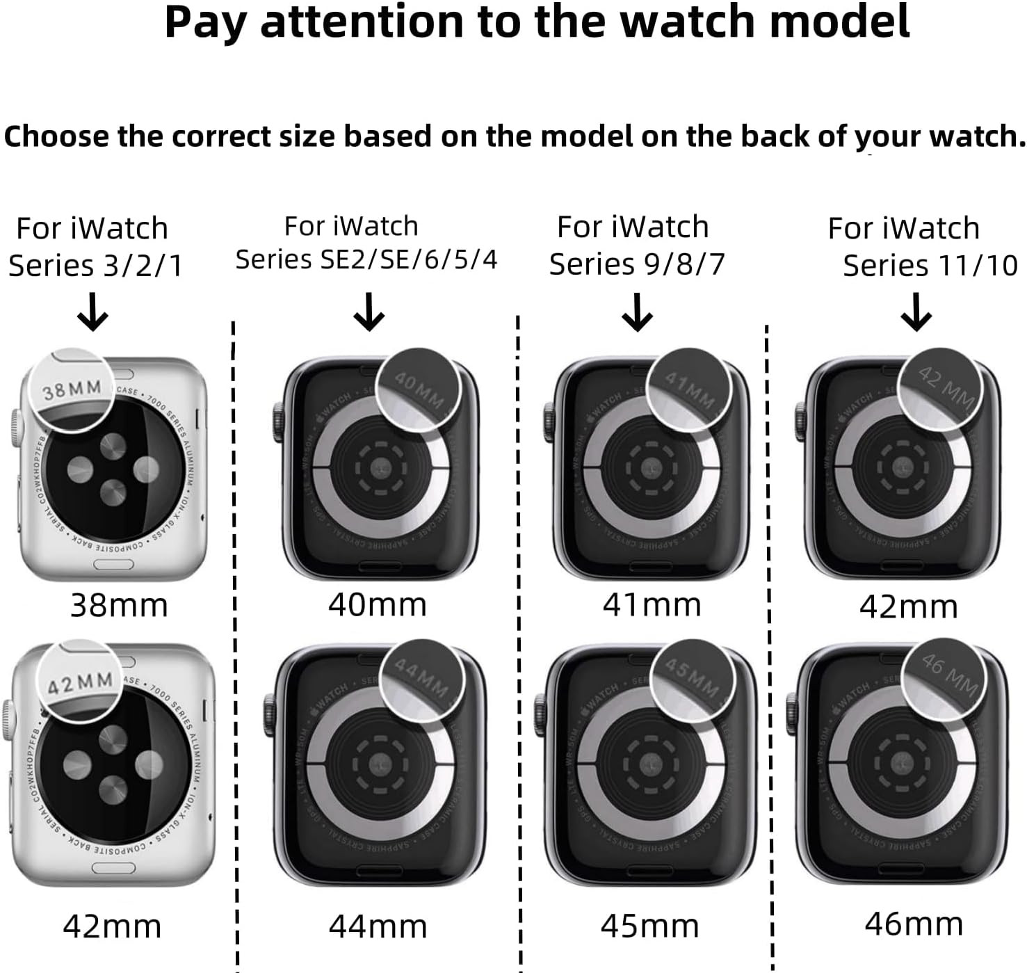 Compatible for Apple Watch Band with Bling Diamond Case 38Mm 40Mm 41Mm 42Mm 44Mm