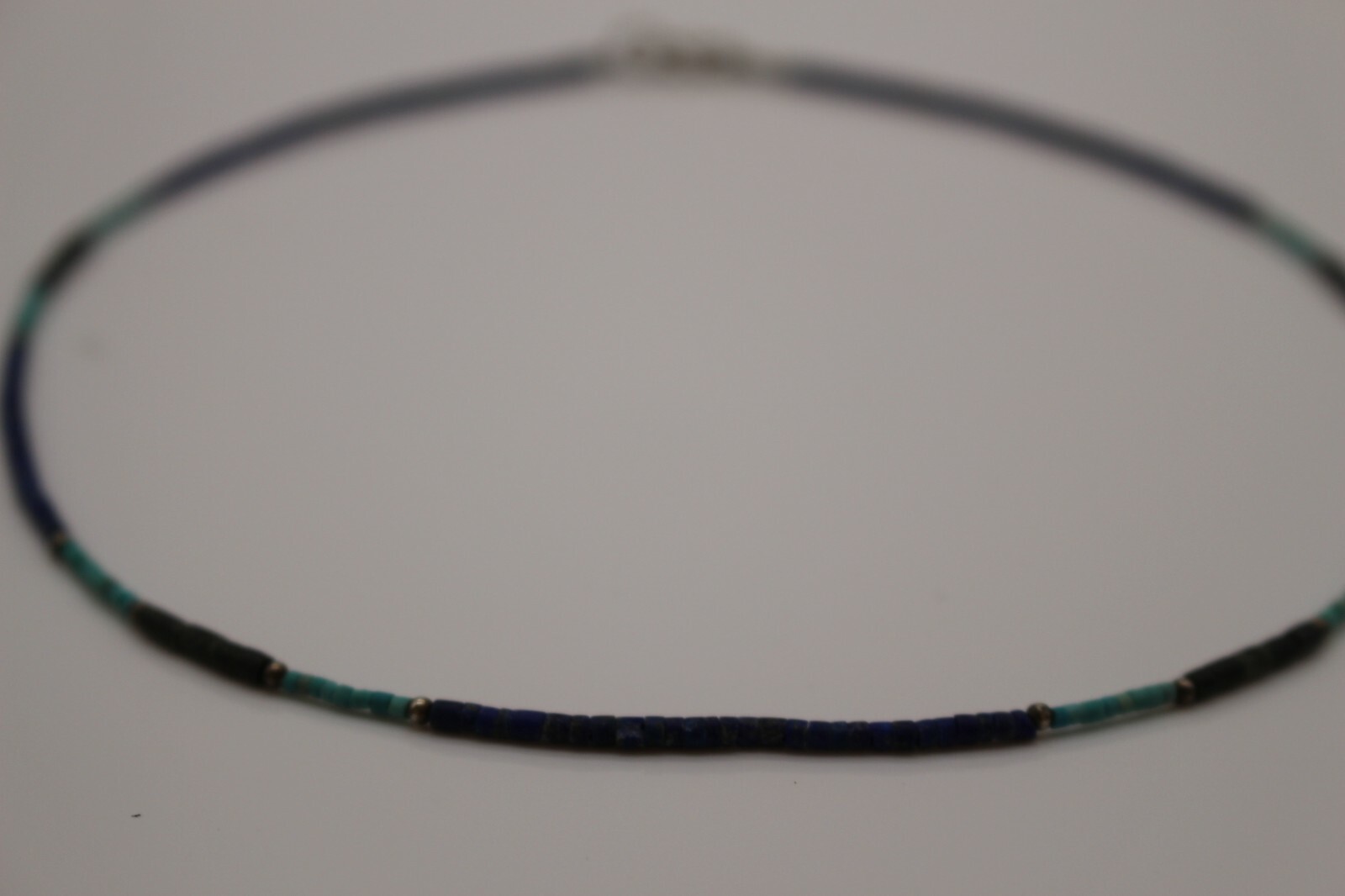 Lapis Türkis Jade Heishi Mix Kette 1-5-10 Strang Handarbeit Naturstein Heilstein
