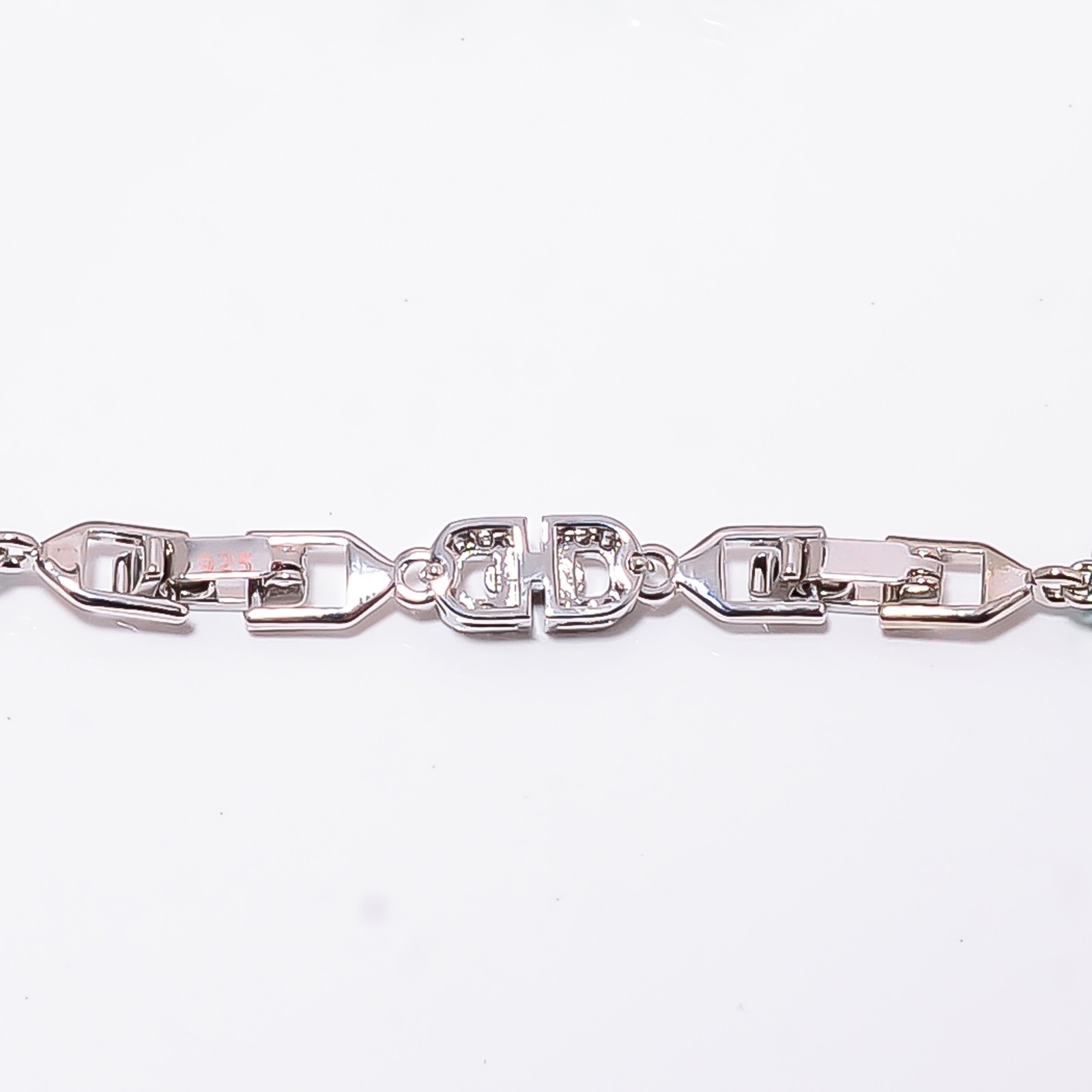 Apatite, CZ 925 Sterling Silver Adjustable Bracelet 7-8″ B140210, Gift for her