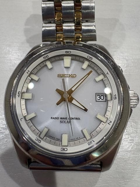 SEIKO Solar Watch 7B22-0AL0 5D0094 Pre-Owned
