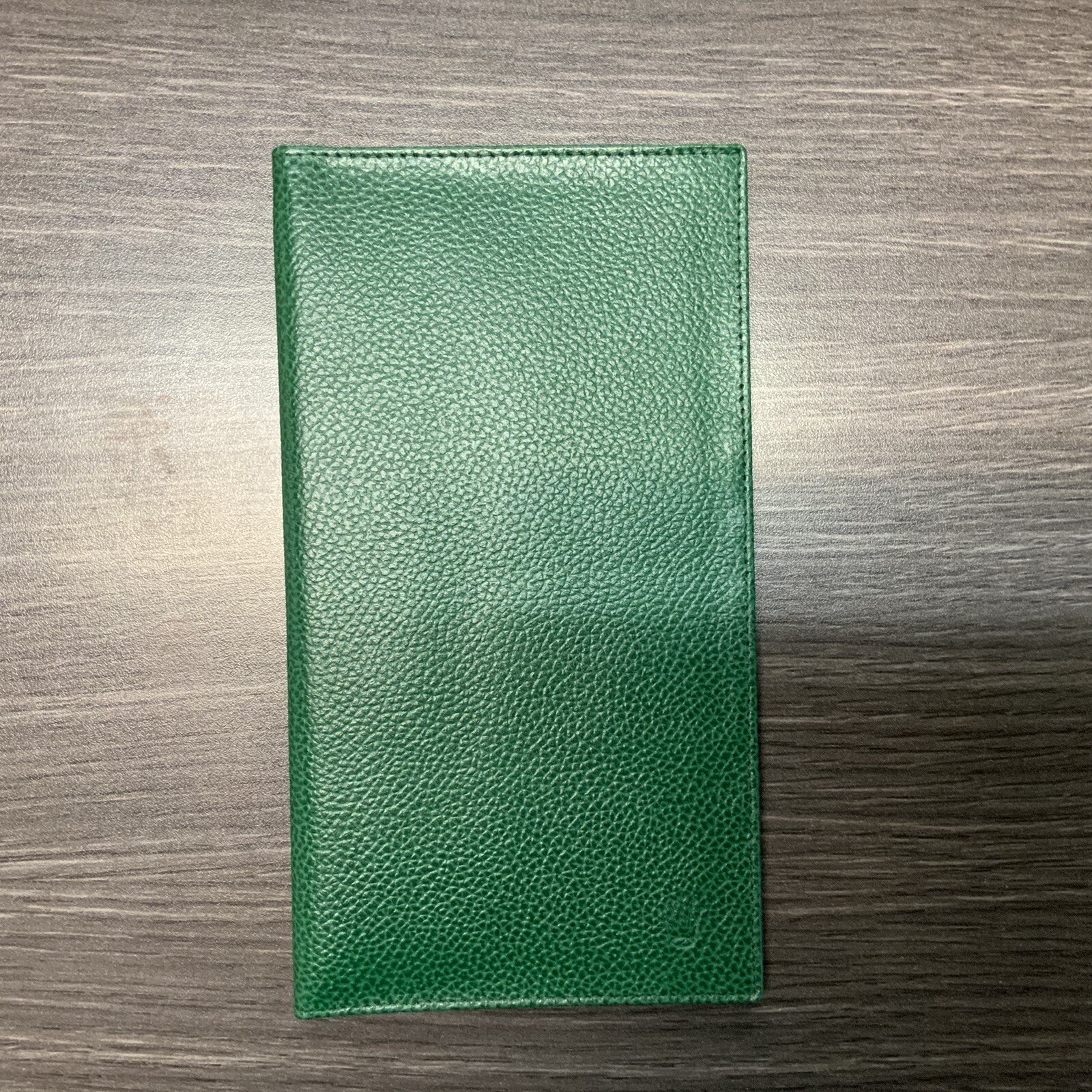 ROLEX GREEN CHECKBOOK WALLET WITH NOTEPAD INSERT -ONE PIECE FOR THE PRICE-