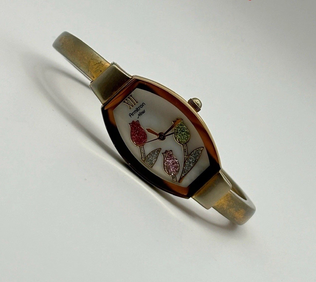 Armitron Now Bangle watch Gold tone Women’s girls female #6.41