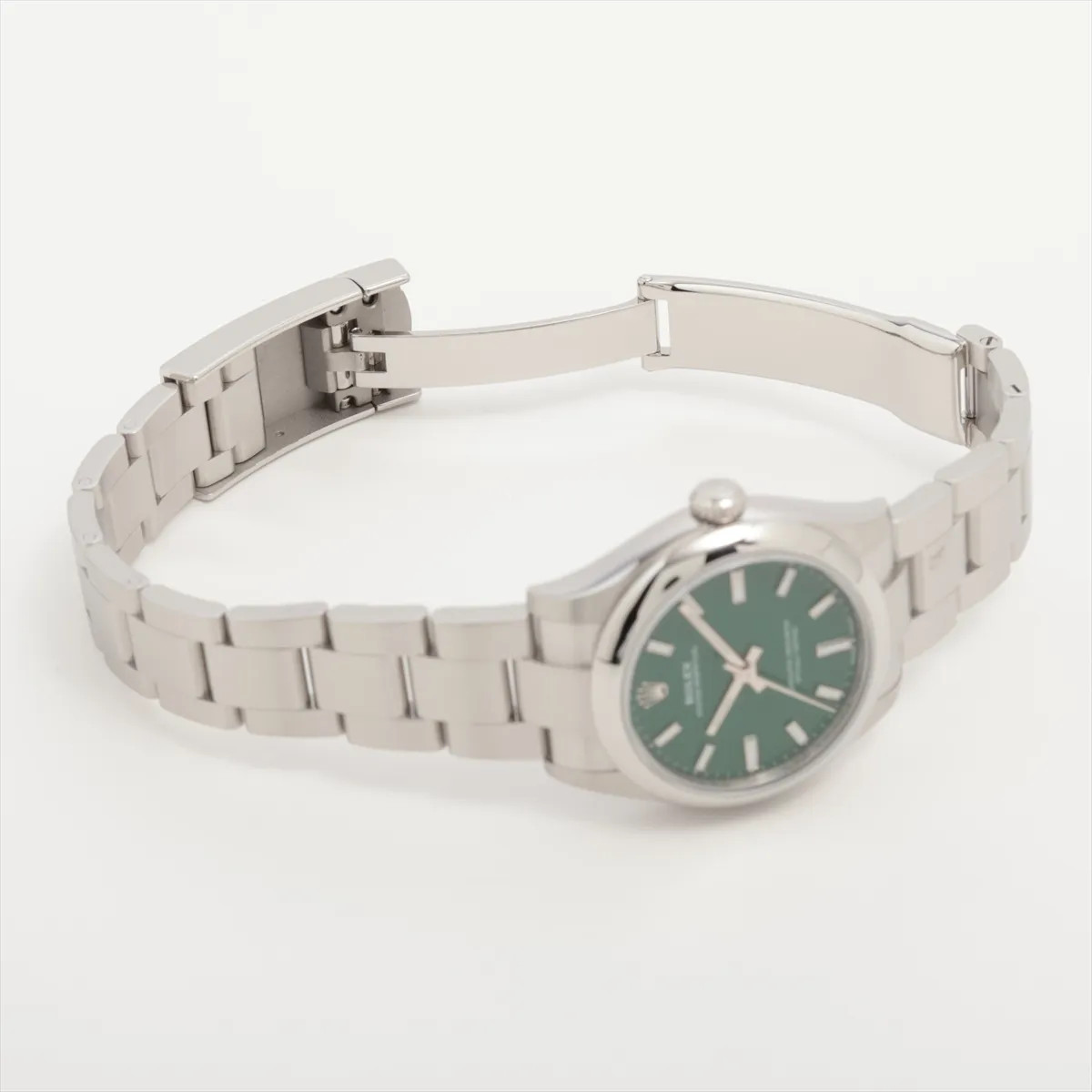 Rolex Oyster Perpetual 31 277200 SS SS AT Green-Face