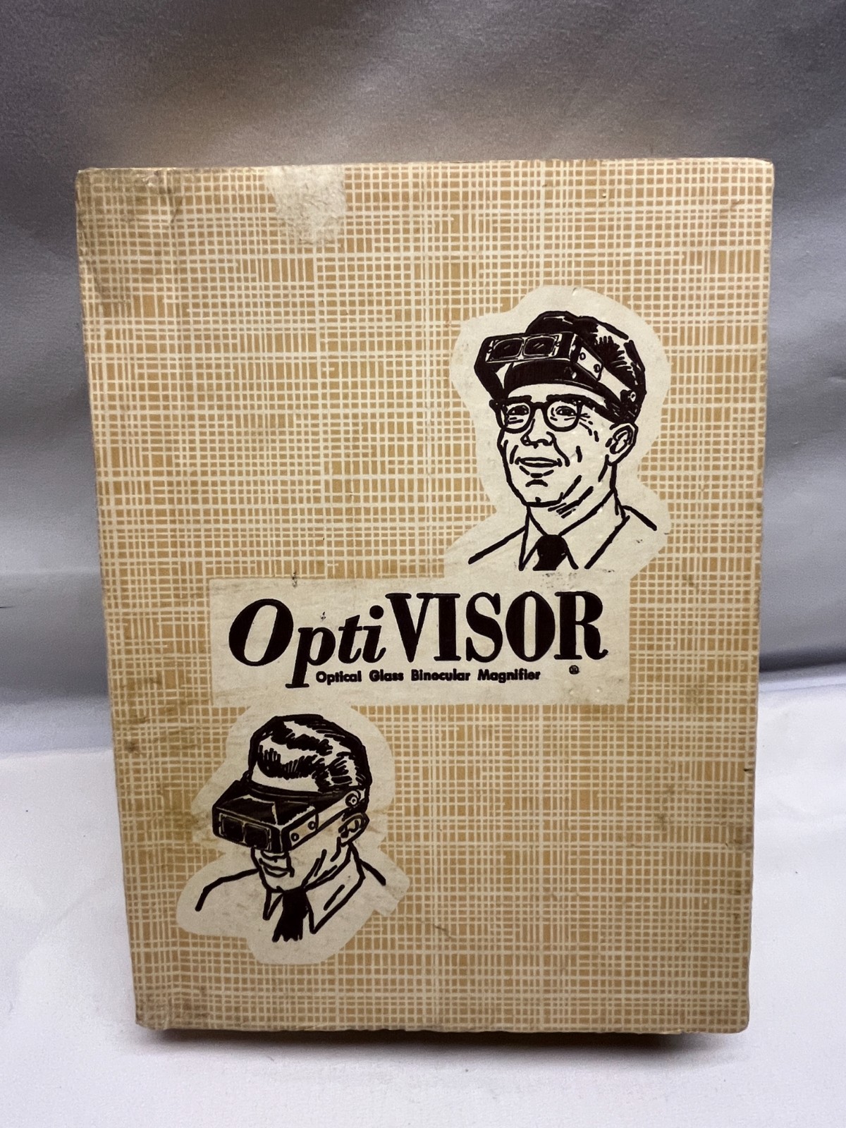 Vintage Opti-Visor Headset Magnifier DA-5 Blue Lens Magnifier NEW in Open Box