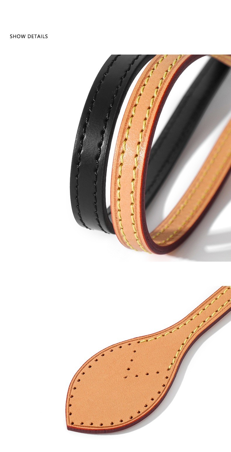 Real Vachetta Leather 1 Set Accessories Replacement Strap/Handles For Neverfull