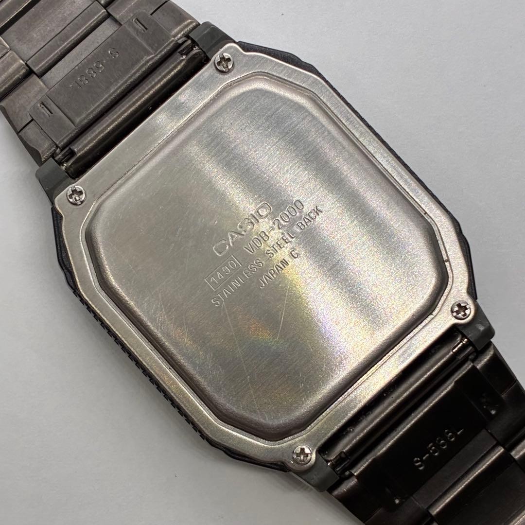 Casio VDB-2000 Hot Biz Digital Watch Rare Japan Vintage Battery New 0713572