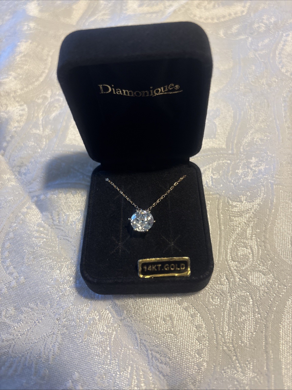 Diamonique Pendant Necklace
