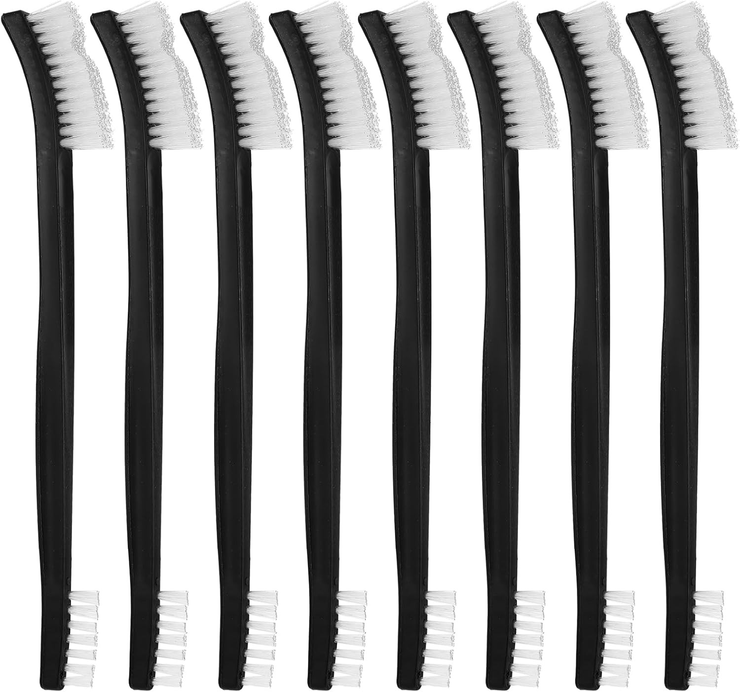 10PCS Double Ended Nylon Cleaning Brushes Small Detail Crevice Cleaner Jewelry
