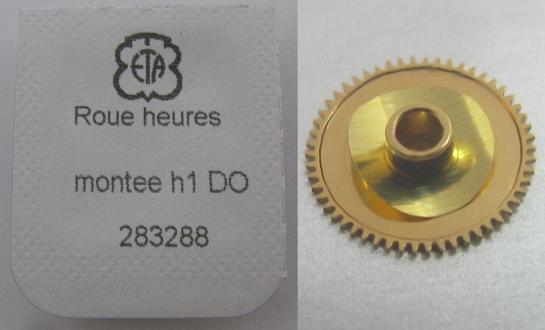 ETA 2892 A2 Watch hour wheel #255 H1 height 1 mm