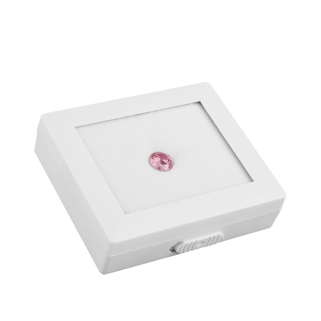 GemTrue Large Self-Stand Diamond Display Box Gemstone Storage Reversible Cushion