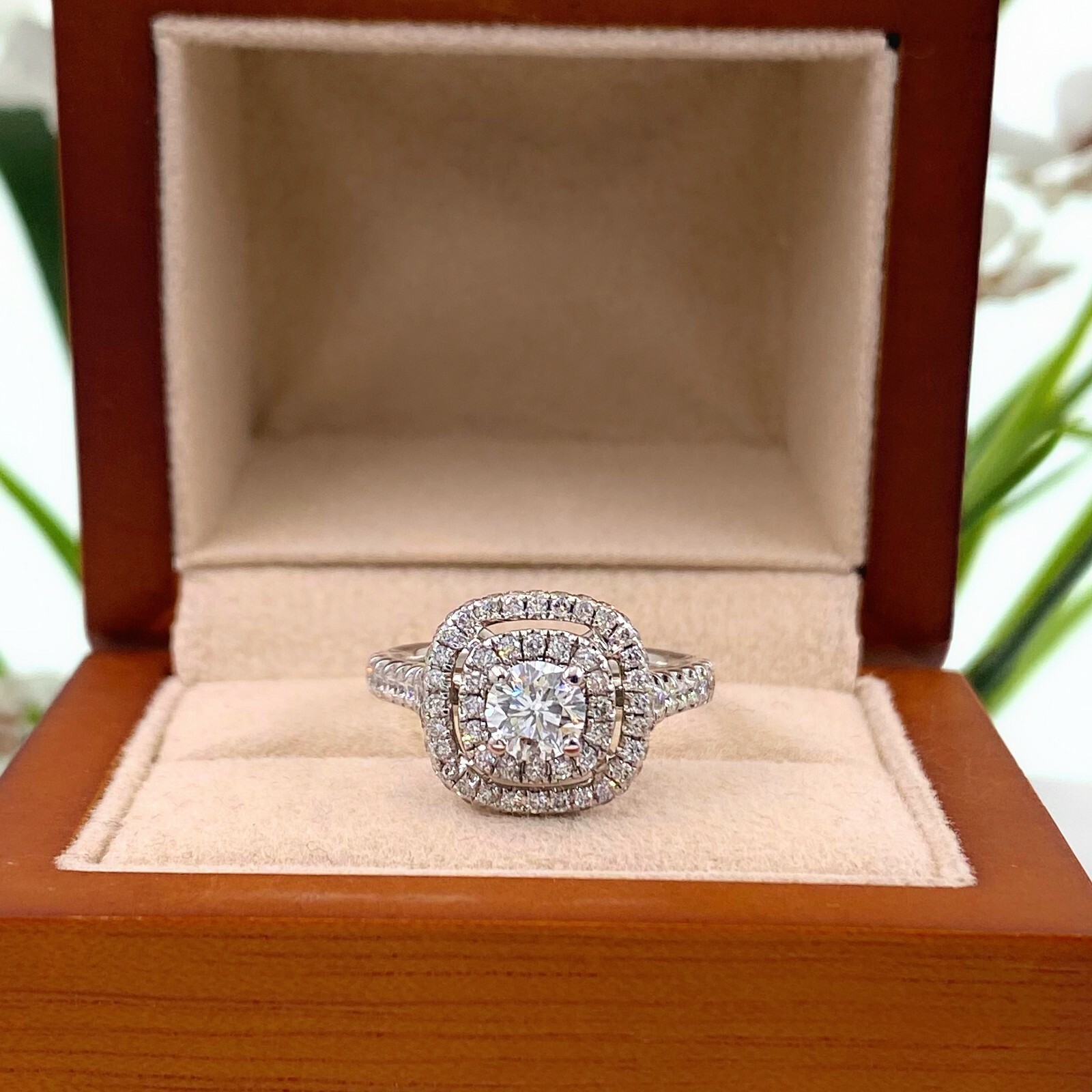 Neil Lane Engagement Ring with LEO Diamond 1.45 tcw