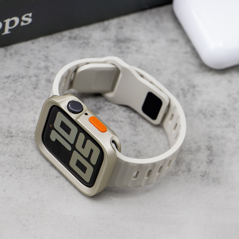 IWatch 49mm Silicone Sport Strap Band+TPU Case For Apple Watch Ultra 9 8 7 SE 6