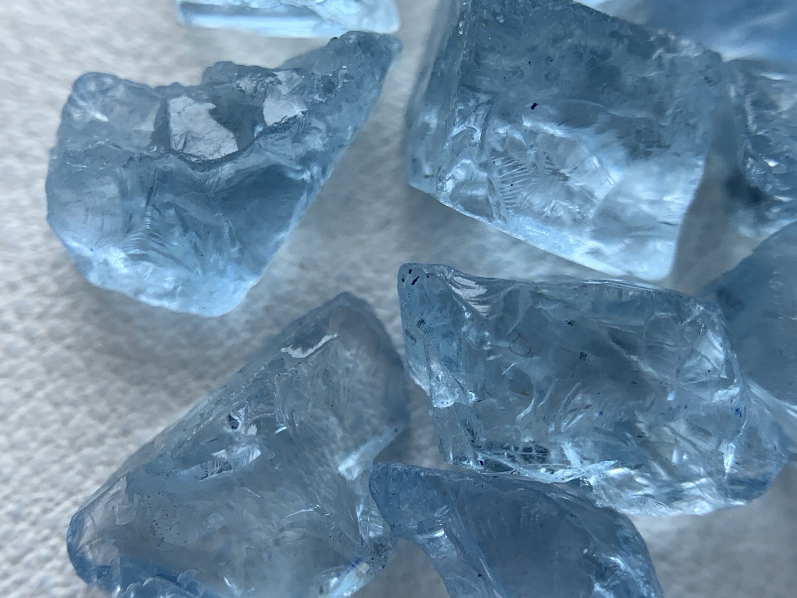 10.90 gram Gorgeous Nice Color Aquamarine lot from Mozambique