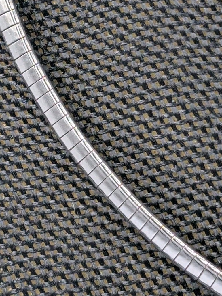 By RCI Vintage Sterling Silver 4mm Omega Italian Chain 925 Necklace 18″ – 20.1g