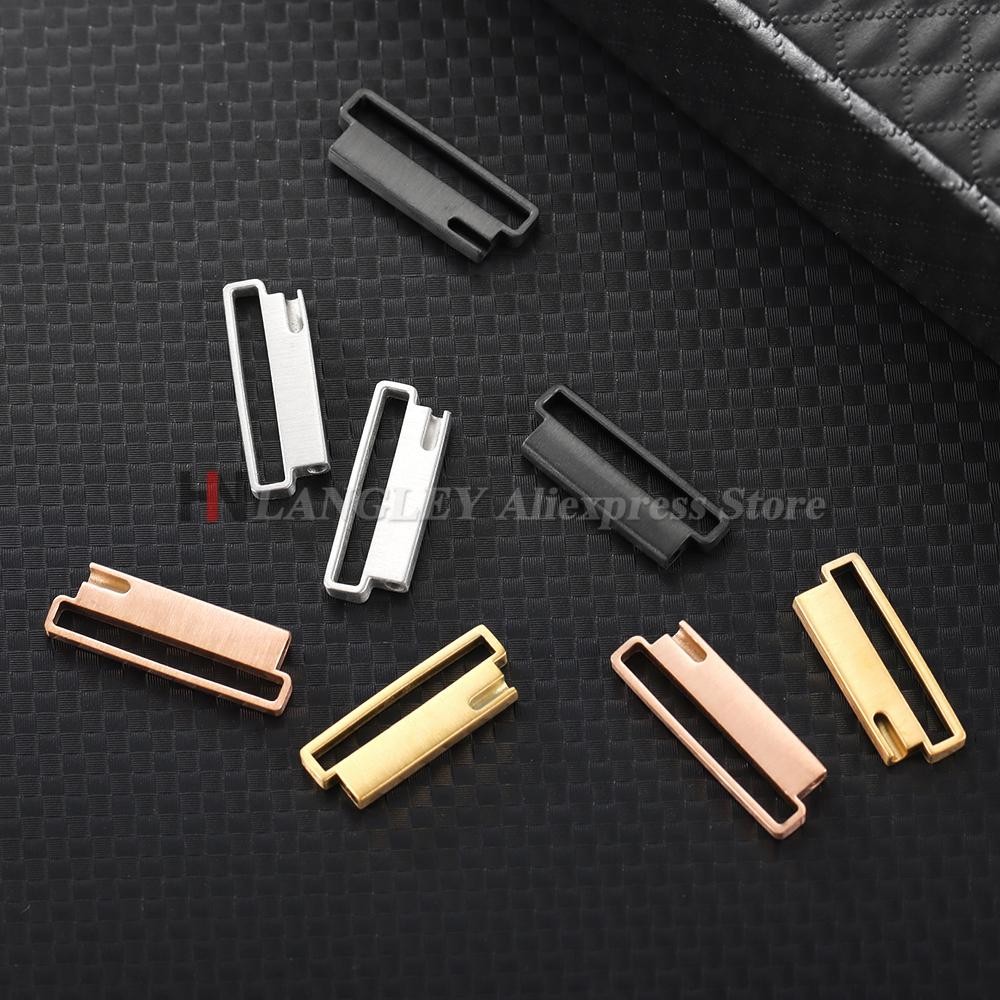 2pcs 20mm To 22mm 22mm To 24mm Quick Release Steel Watch Connector Adapter
