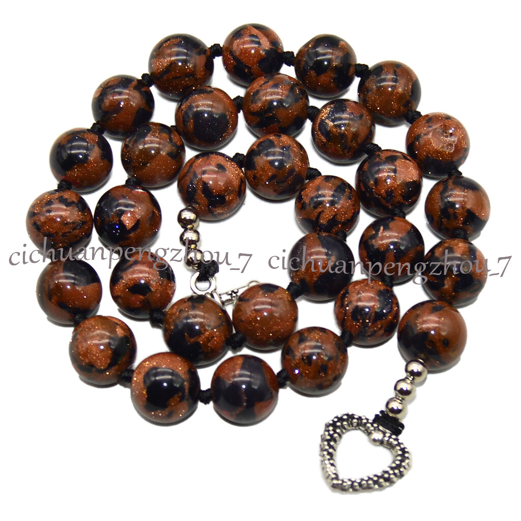 Natural 6/8/10/12/14mm Round Multicolor Gemstone Beaded Jewelry Necklace 18”