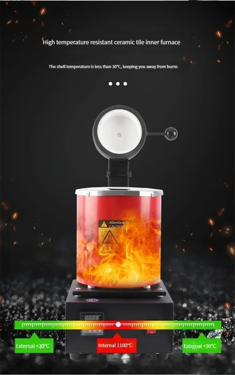 Mesh-type Melting Furnace Gold Melting Furnace Metal Melting Furnace Small-scale