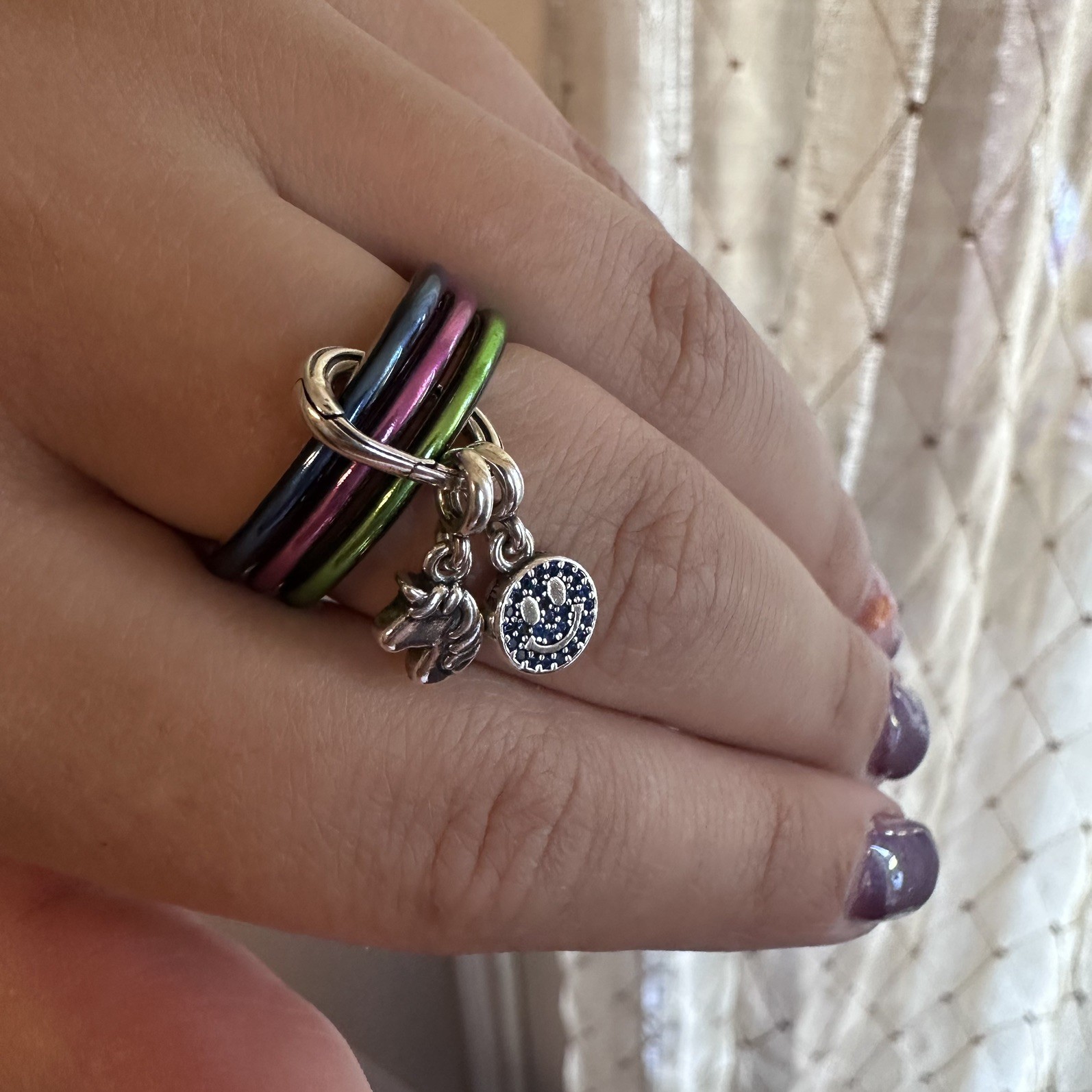 Pandora ME 3-Ring Openable Link Mini Dangle Holder #191060C00 *SEALED * RETIRED*