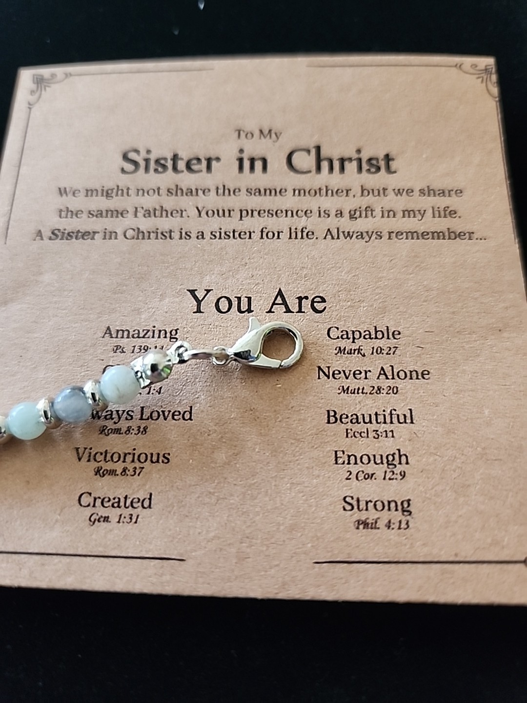 Christian Gifts Women Faith Religious Cross Bracelet Jewelry Bible Verses GIFT!