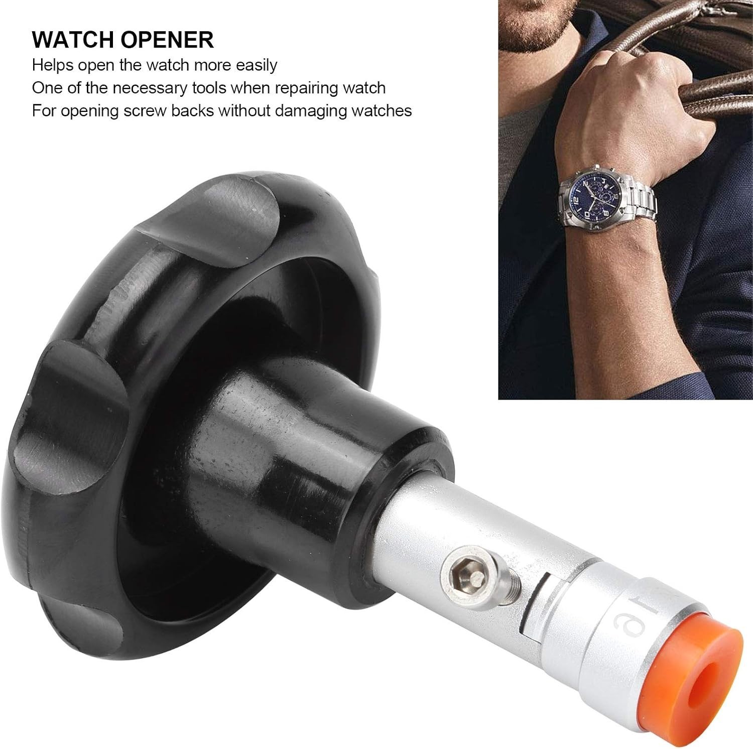 Ergonomic Adjustable Watch Back Opener Tool Kit – Perfect for Professionals
