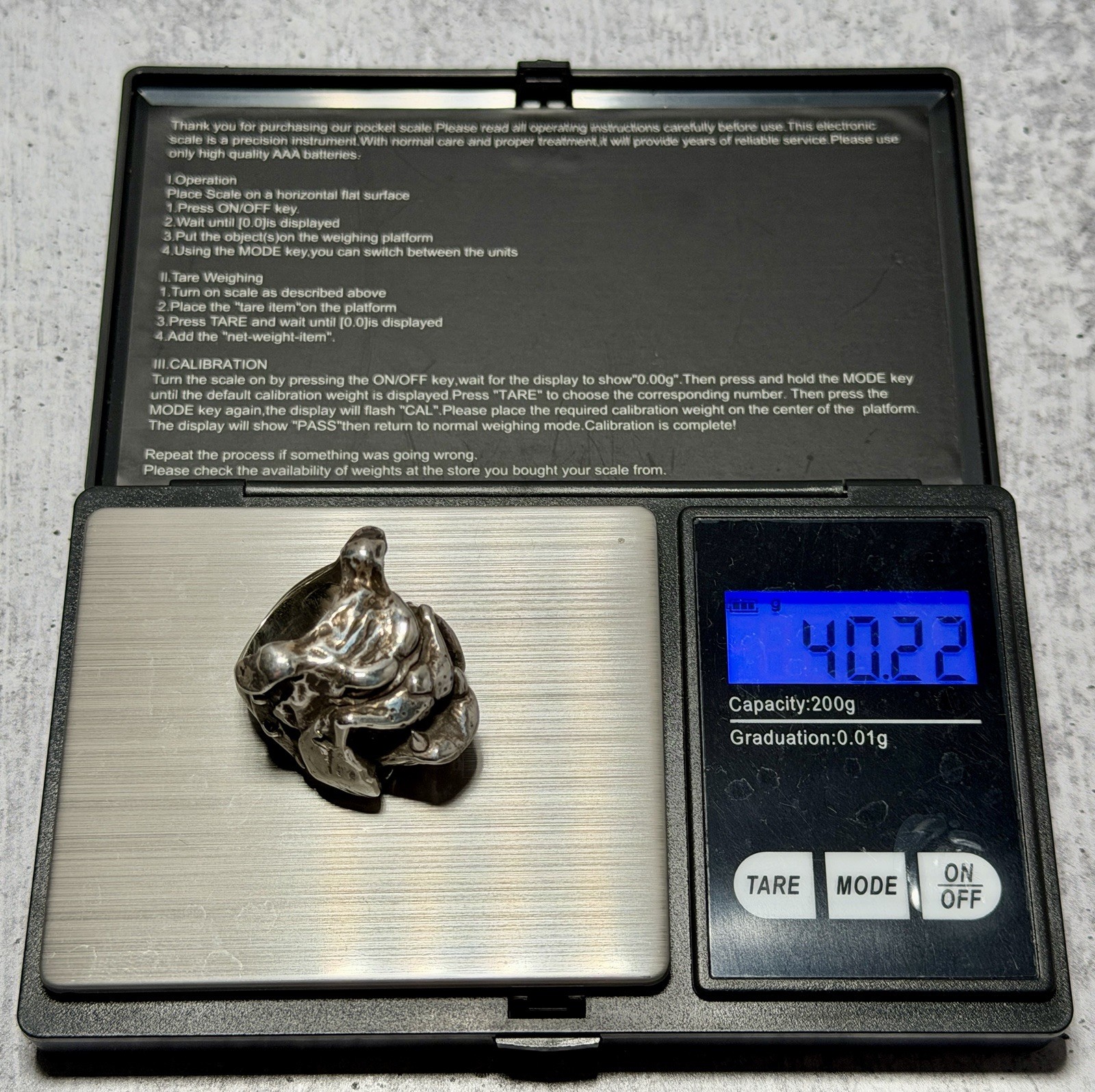 VINTAGE CRAZY PIG DESIGNS Sterling Silver BULLDOG Ring 40g London Hallmarked JAS