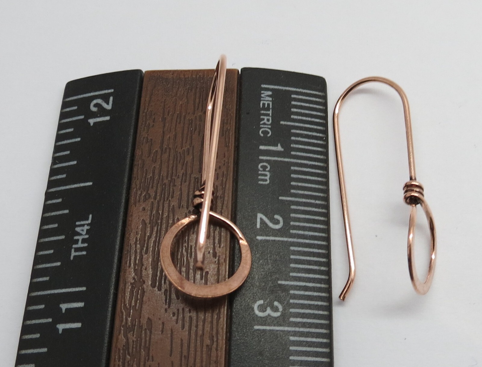 6 Pieces Copper Earring Hooks Copper Antique Ear Wire Jewelry Supplies Handmade