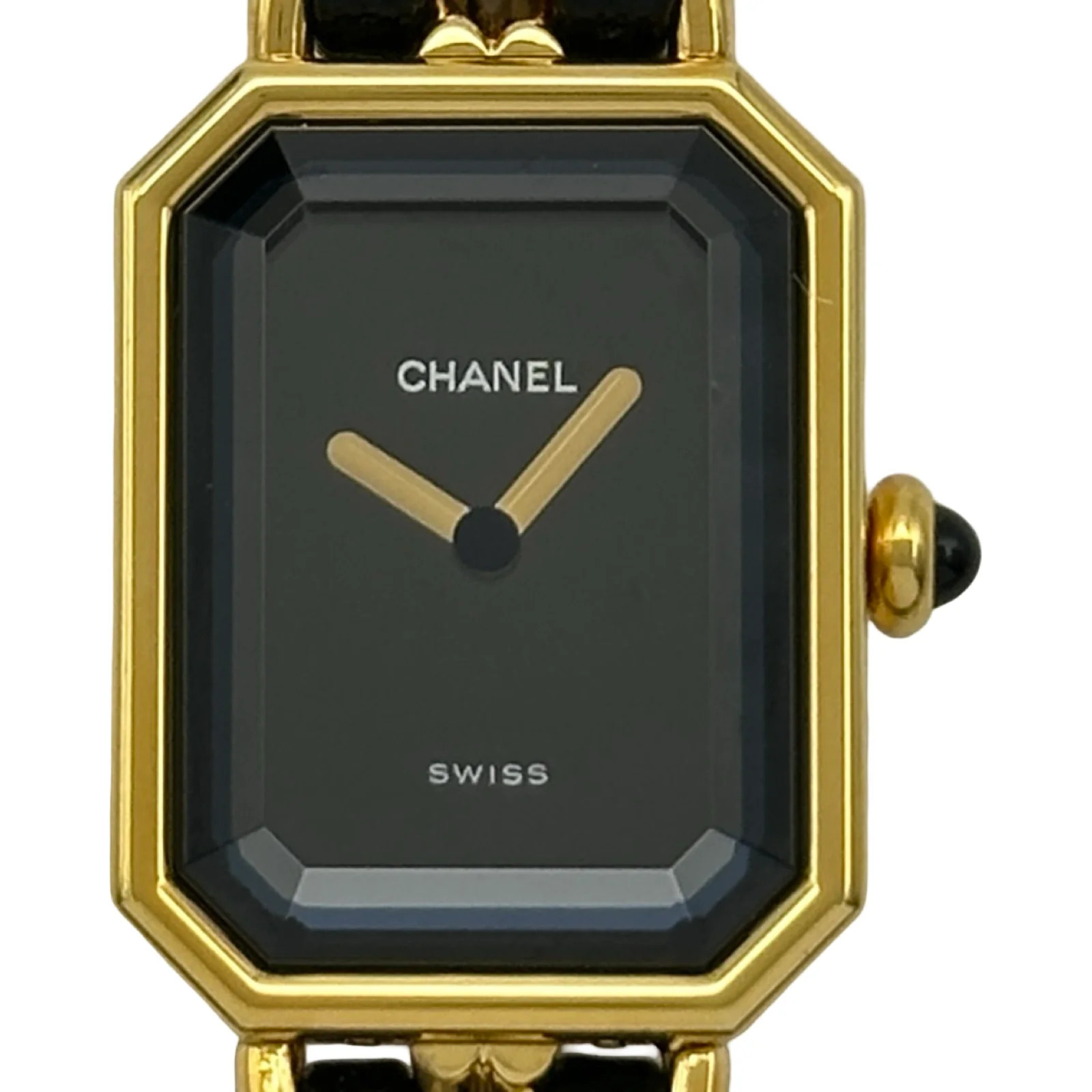 Chanel Première M H0001 20mm Black Dial Quartz Watch OKW2980