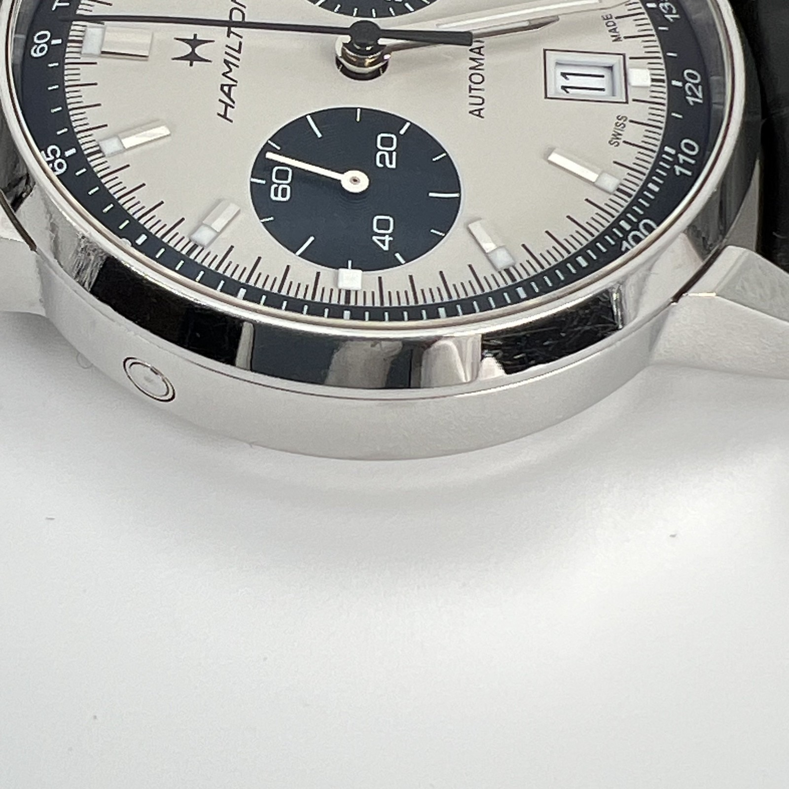 Hamilton Intra-Matic H384160 Automatic Chronograph Men’s Watch Stainless #W-21