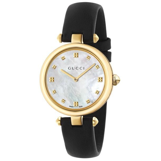 Gucci YA141404 Diamantissima Ladies Watch – MOP Dial in Gold – Elegance in Time!