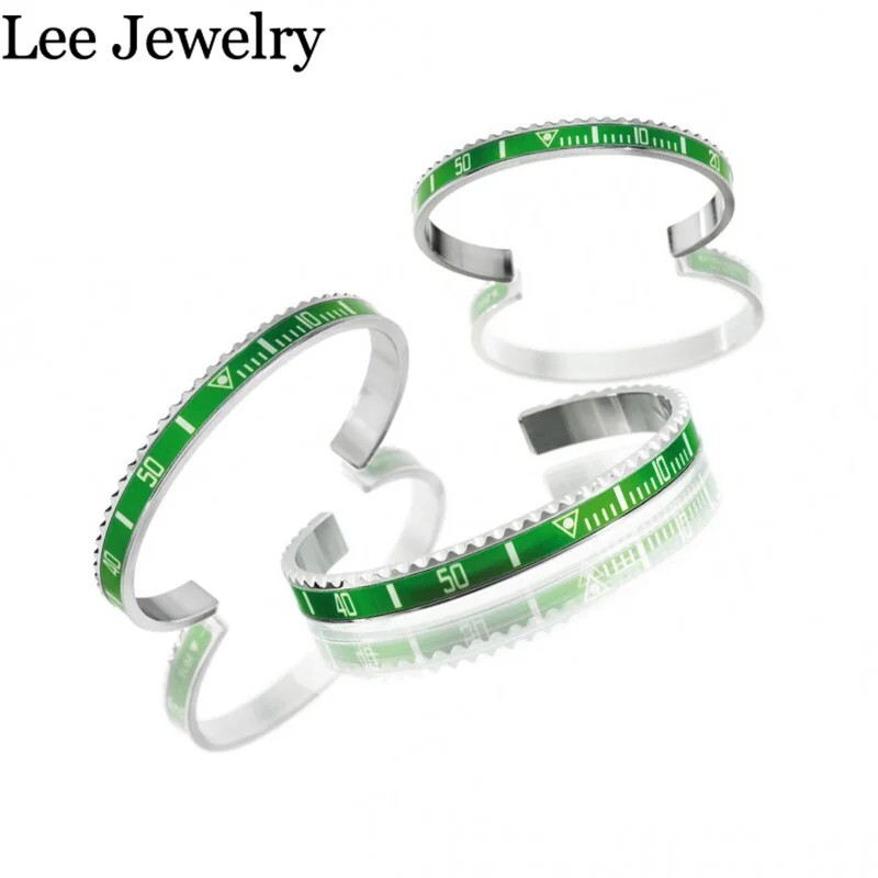 Personality Stainless Steel Men and Women Bracelets Digital Speedometer Bracelet