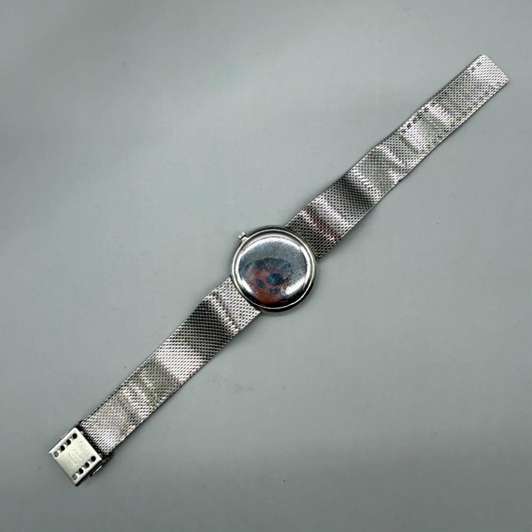 JUVENIA Blue Sea Ultra Slim Dress Watch Hand Wind Silver