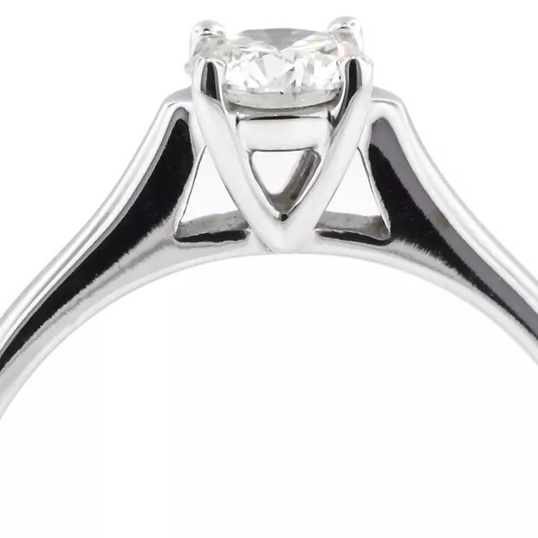 Classic Solitaire Engagement Ring 14K Gold 1.28 CT Round Lab-Grown Diamond E SI2