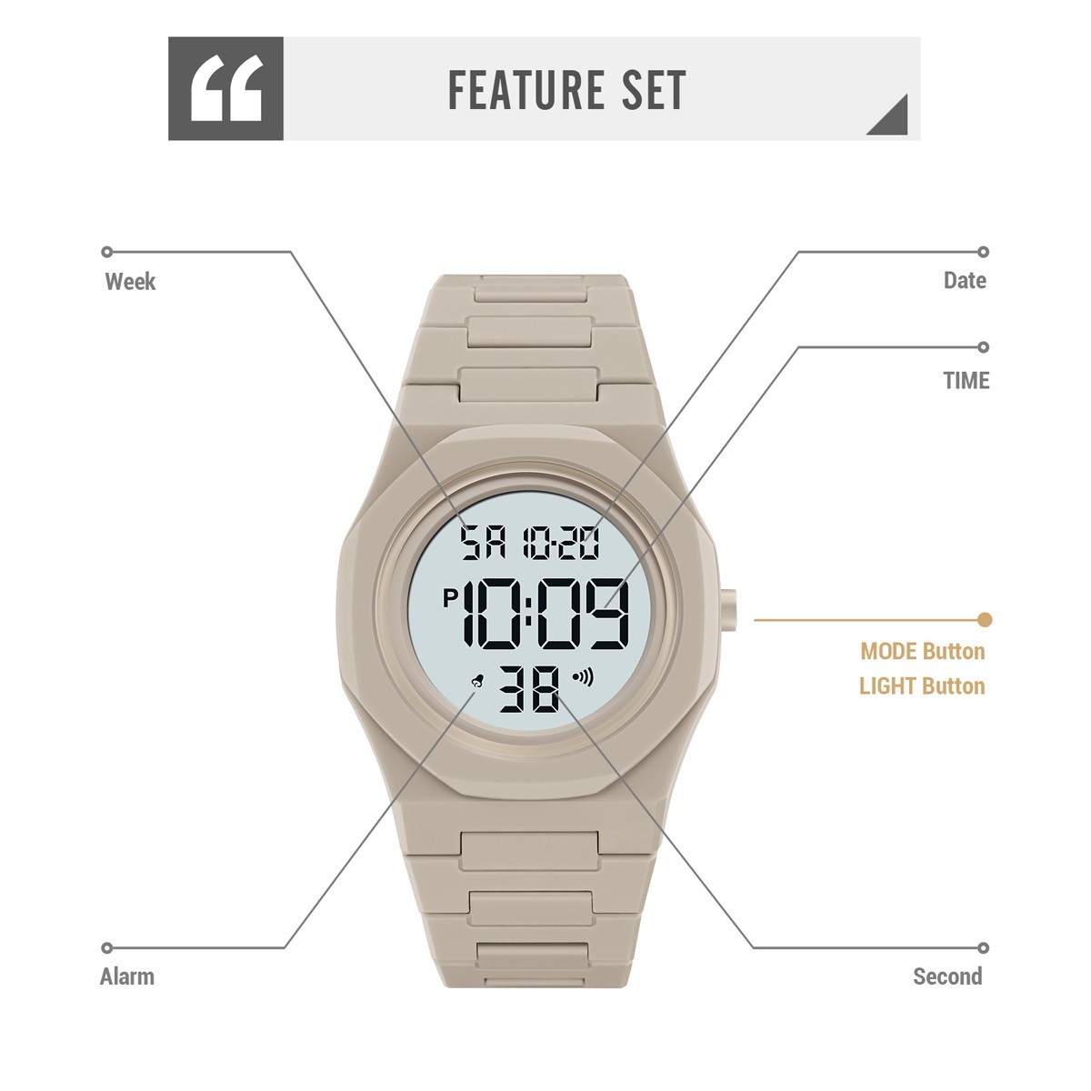 SKMEI Men Digital Watch Countdown Date Sport Wristwatch Boys Military Watches