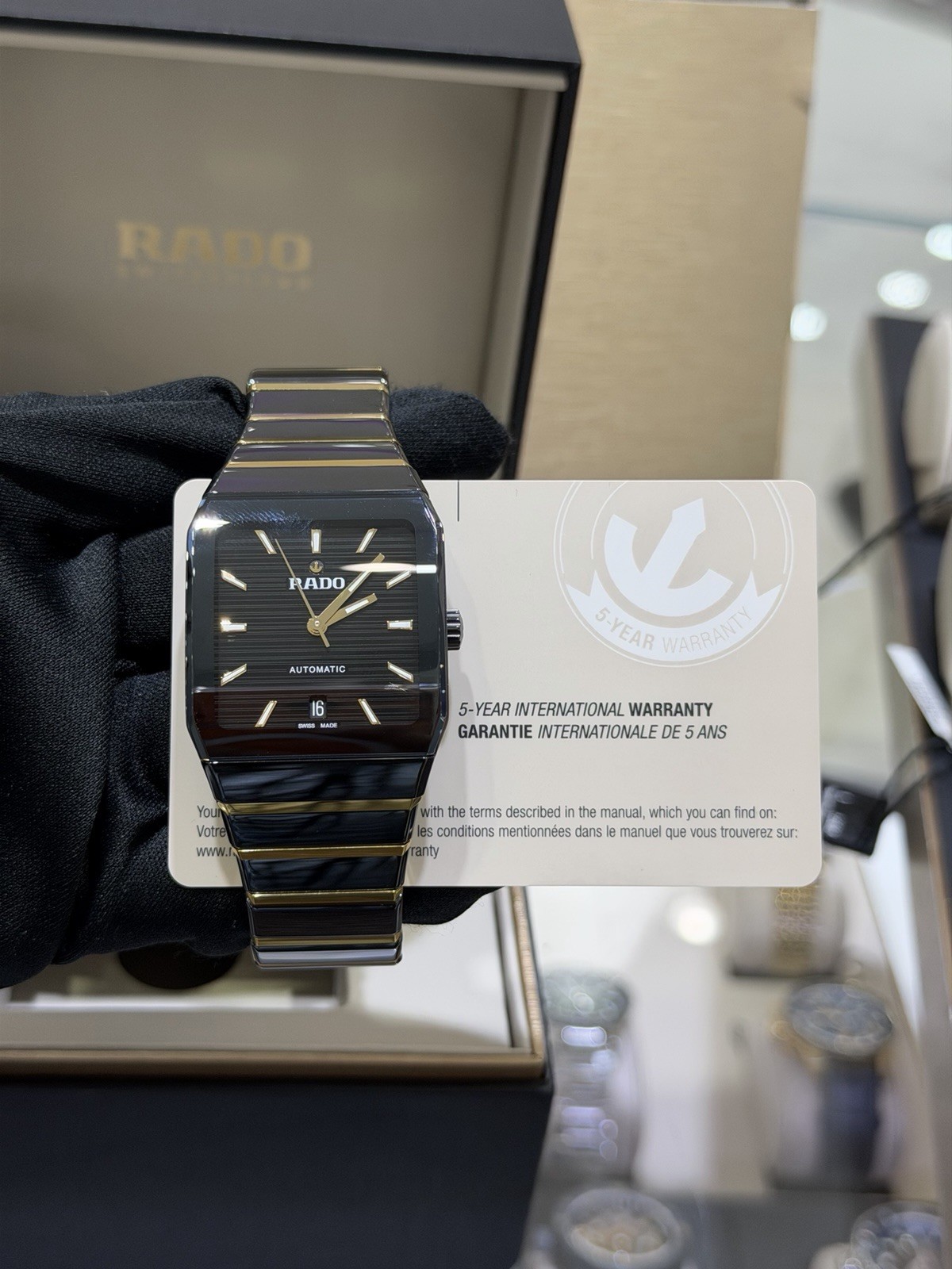 New Rado Anatom Automatic Black Dial Ceramic & Unisex Watch R10200152