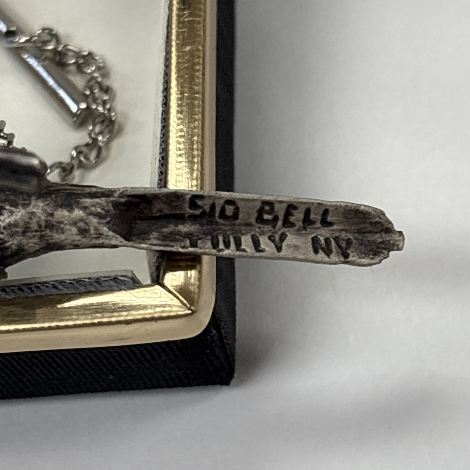 Vintage Sid Bell Sterling Silver Road Runner Roadrunner Tie Tack Pin 14.9g