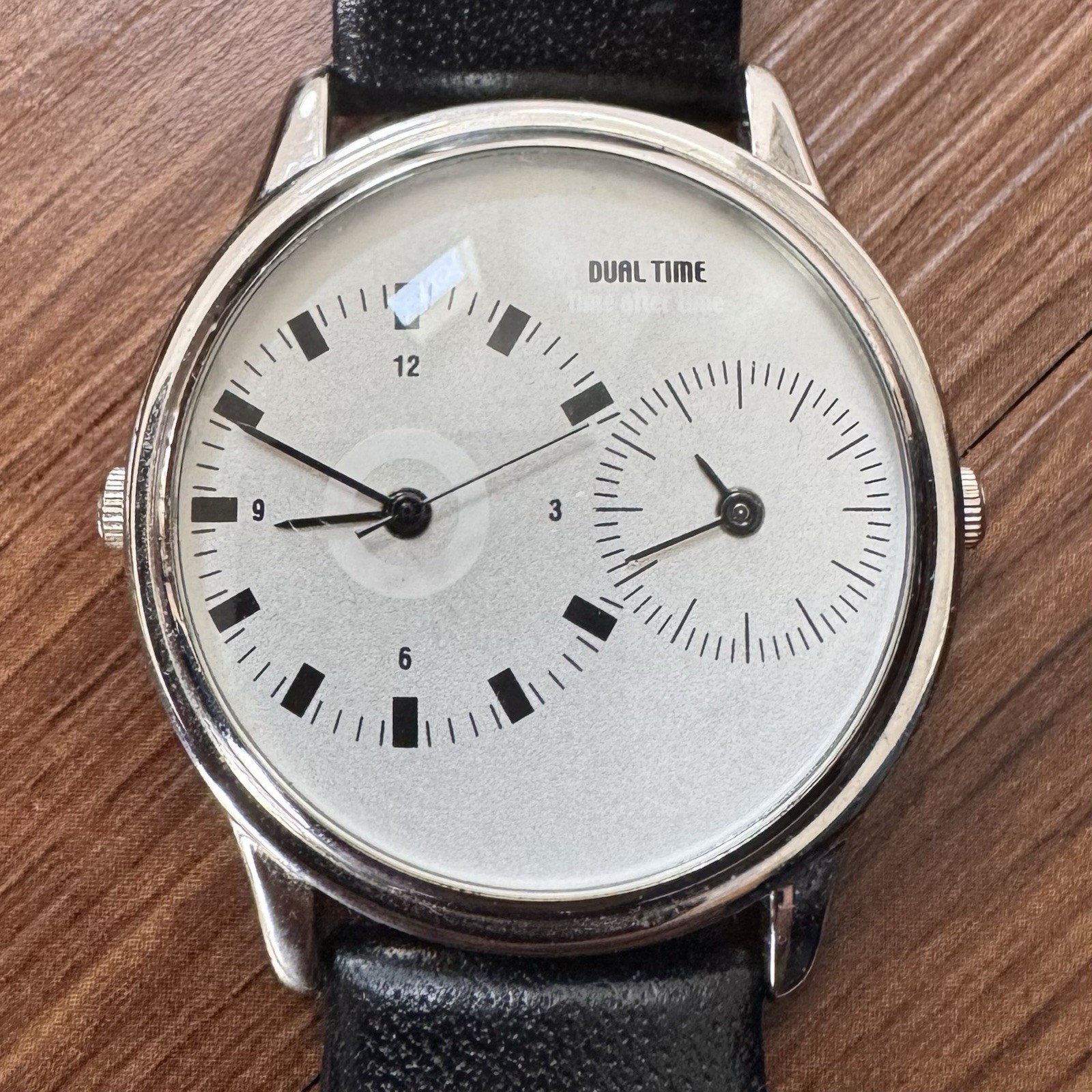 Don Simmons Seiko Dual Time Quartz Watch 35mm New Batteries – Need New Strap