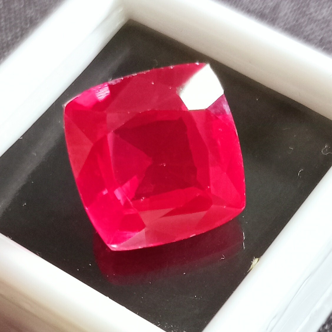 Unheated 10.90 Ct Natural Certified Pigeon Blood Red Ruby Loose Gemstone JM218