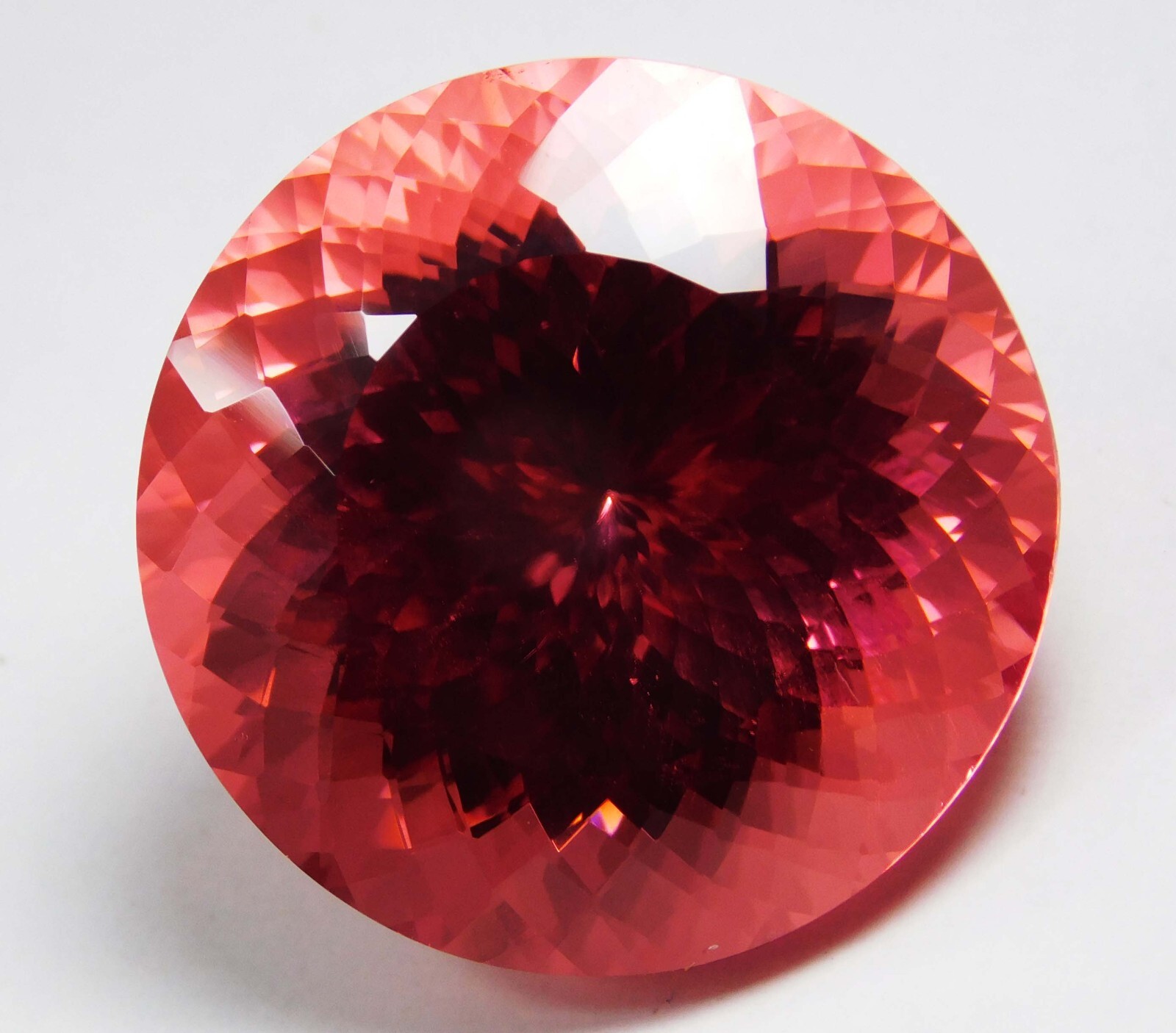 CERTIFIED PREMIUM QUALITY NATURAL SAPPHIRE ORANGISH RED 97.70 Ct ROUND SHAPE