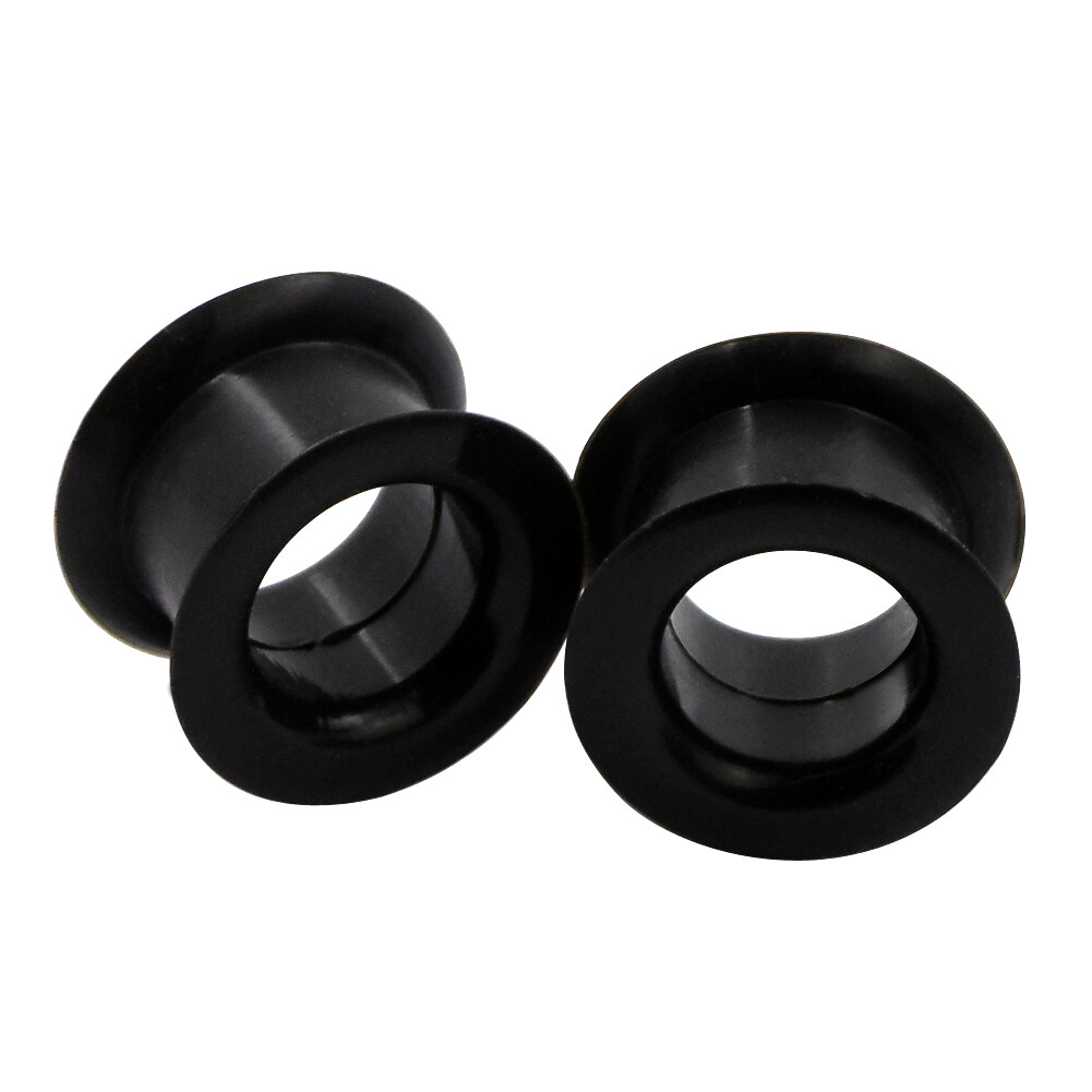 2Piece Thick Silicone Ear Gauge Plugs Flesh Tunnel Ear Stretchers Expander 2g-1″