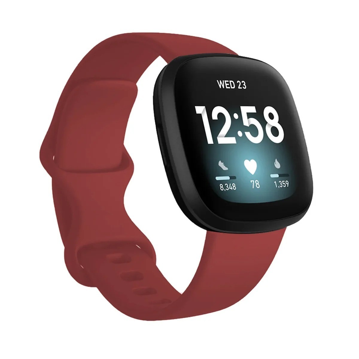 For Fitbit Versa 3 4 Sense Silicone Strap Wristband Replacement Watch Band Sport