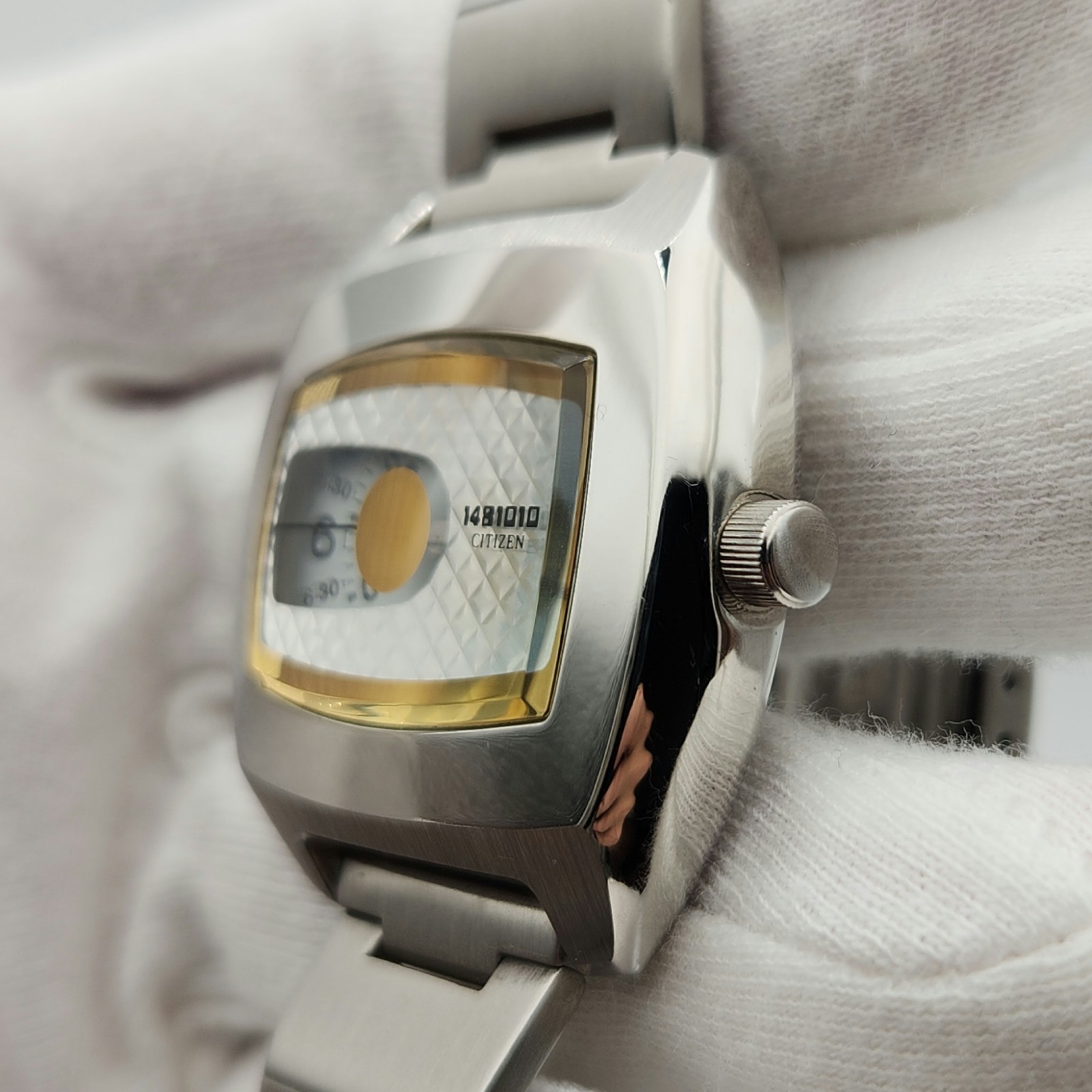 Citizen 1481010 Men’s Vintage Jump Hour Quartz Watch – FOR PARTS / REPAIR