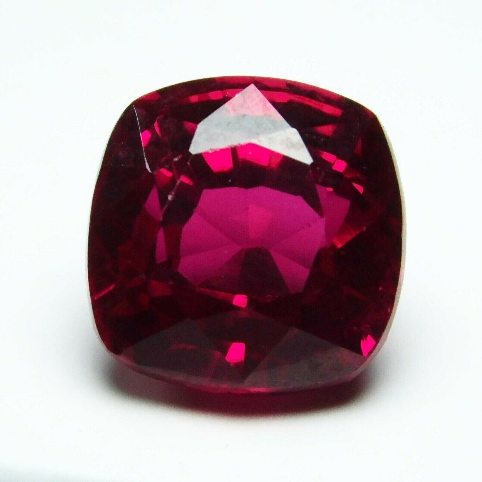NATURAL BLOODY RED RUBY 10.00 CARAT CUSHION CUT CERTIFIED LOOSE GEMSTONE